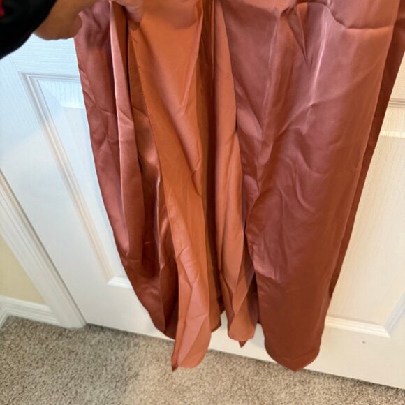 Women's Birdy Grey Lydia Matte Terracotta Maxi Dress XS NWT - Picture 9 of 16